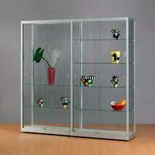 Aspire WME 1976 Glass Display Cabinet silver