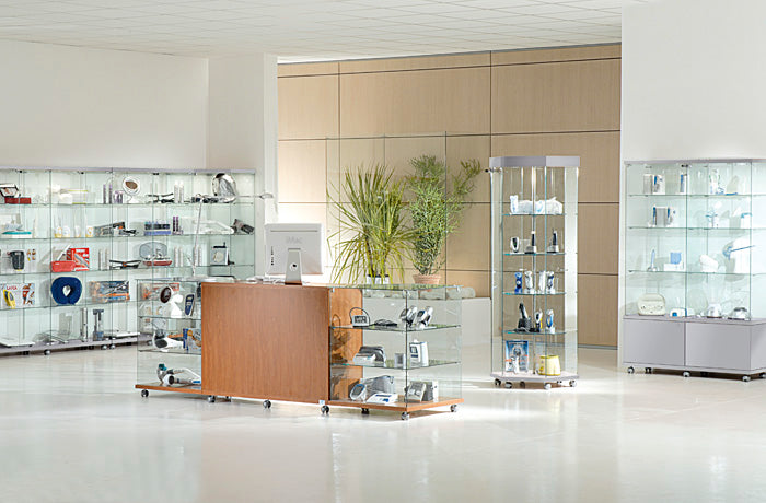 make a display cabinet a part of your reception