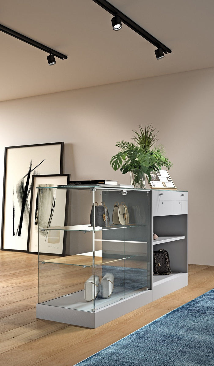 Frameless Glass Display Cabinets & Showcases - Display Cabinets Direct