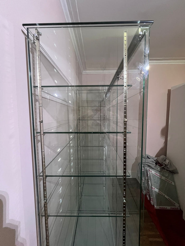 framed glass cabinets