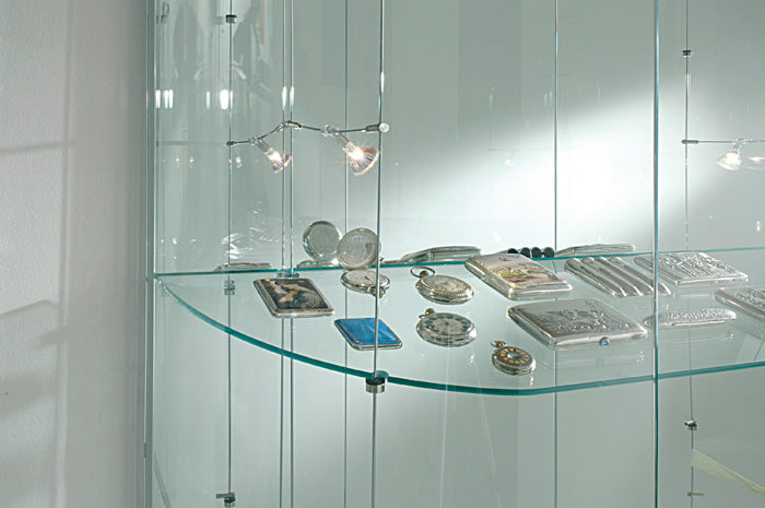 framed glass cabinets