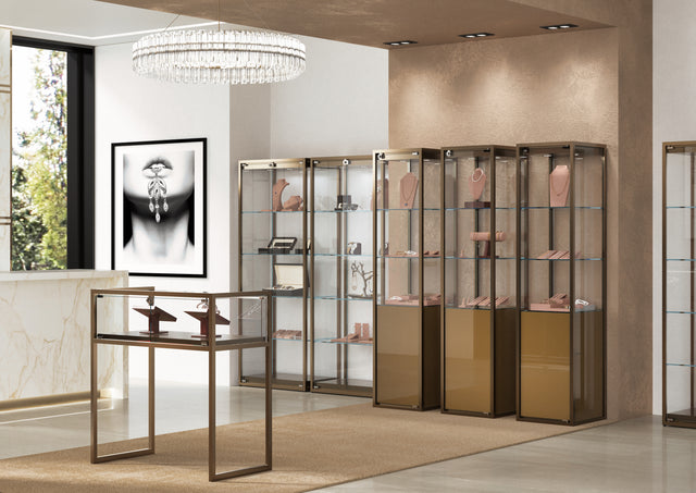 Precision Metal Framed Glass Showcases