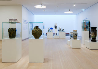 Nexus Range of Glass pedestals an Showcases