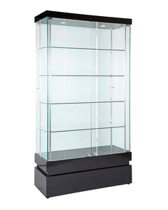 SOLARIS 1000 x 400 x 1900mm Glass Cabinets