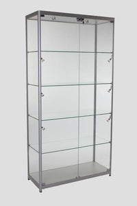 SOLARIS 1000 x 400 x 1980mmm Glass Cabinets