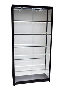 SOLARIS 1000 x 400 x 1980mmm Glass Cabinets