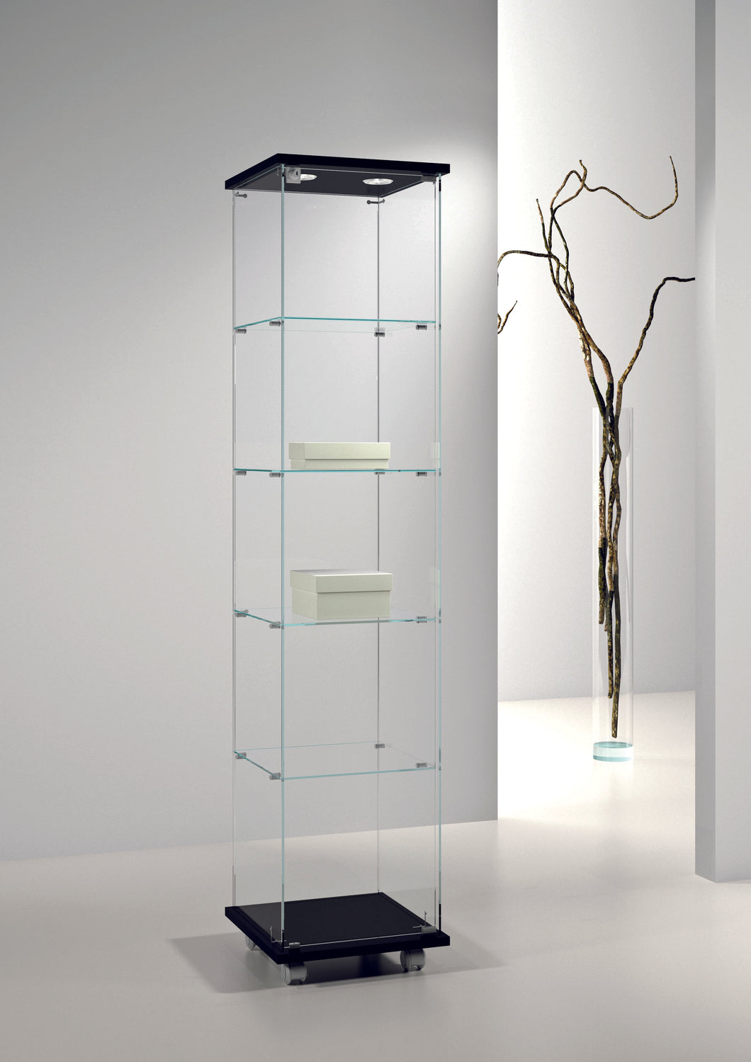 Premier Lite 4.18L Glass Display Cabinet