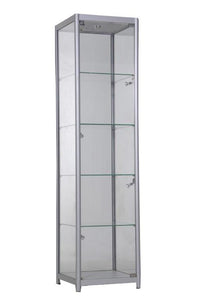 SOLARIS 400 x 400 x 1980mm Glass Cabinets