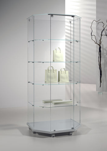 Premier Lite 8.18T Glass Display Island Cabinet