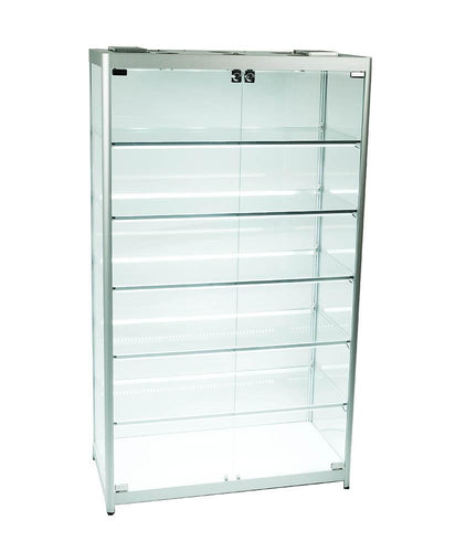 SOLARIS 800 x 400 x 1400mm Glass Cabinets