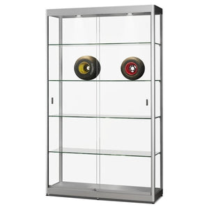 Aspire GPC 1200 Glass Display Cabinet silver