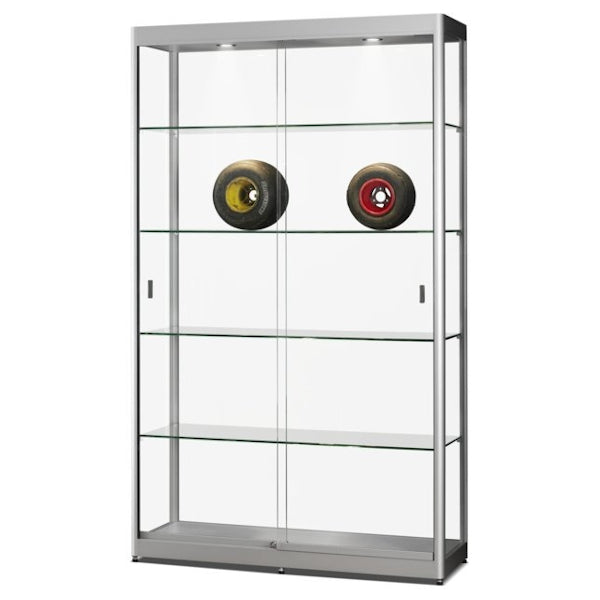 Aspire GPC 1200 Glass Display Cabinet silver