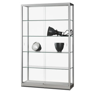 Aspire WME 1200 Glass Display Cabinet silver