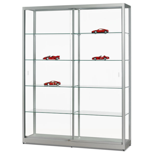 Aspire WME 1500 Glass Display Cabinet silver