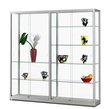 Aspire WME 1976 Glass Display Cabinet silver