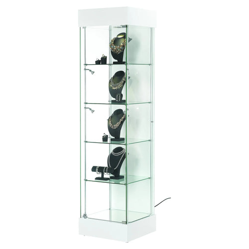 Elite Tall Narrow Display Cabinet