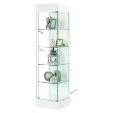Elite Tall Narrow Display Cabinet