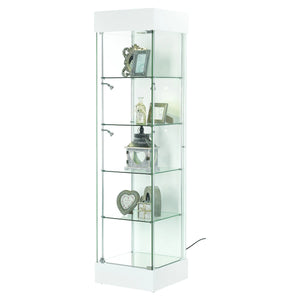 Elite Tall Narrow Display Cabinet