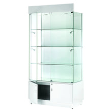 Elite Tall Wide Display Cabinet (with storage)