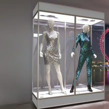 Single Mannequin Showcase with Glass Top - Display Cabinets Direct