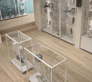 Fusion 4TV Countertop Glass Display Showcase
