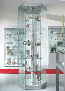 Kensington 201GB Hexagonal Glass Showcase