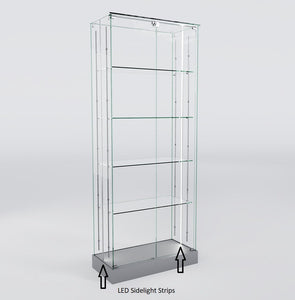 Premier 121 Glass Display Showcase with Lighting