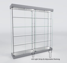 Premier 160 Midi Height Glass Cabinet