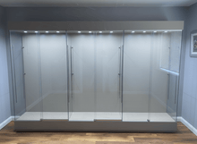 School Glass Trophy Case - Extra Wide - 3m Wide x 2.1m High - Display Cabinets Direct