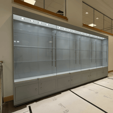 4m + Cupboard Trophy Display Cabinet - Display Cabinets Direct