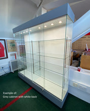 Custom 2m Wide Frameless Wooden Display Showcase