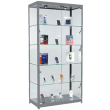 Element Aluminium Shop Display Cabinet (80cm wide, 40cm deep)