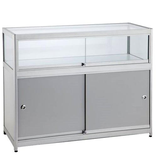 Element Aluminium Display Storage Counter (100cm wide, 60cm deep)