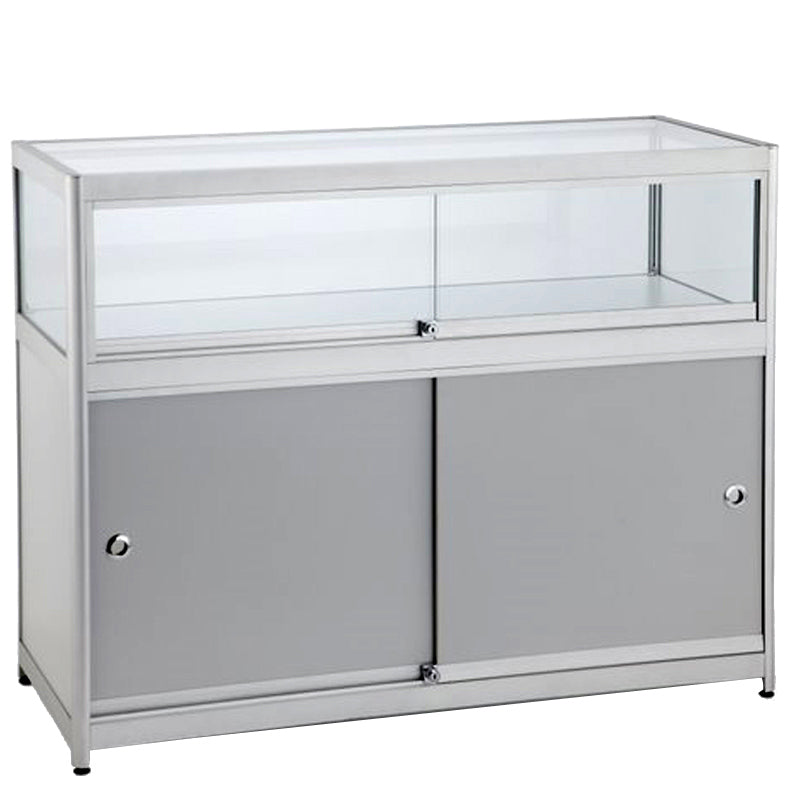 Element Aluminium Display Storage Counter (120cm wide, 60cm deep)