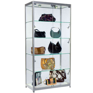 Element Aluminium Shop Display Cabinet (100cm wide, 40cm deep)