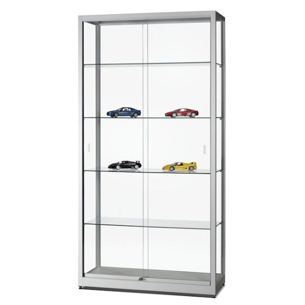 Aspire WME 1000 Glass Display Cabinet Silver