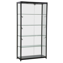 Element Black Aluminium Display Cabinet (100cm wide, 40cm deep)