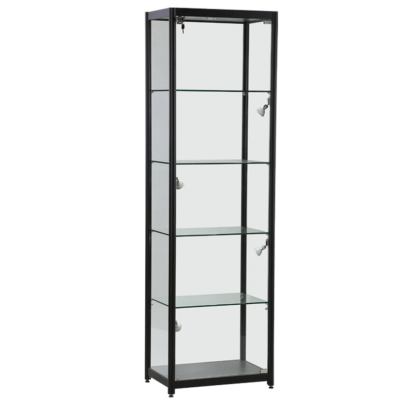 Element Black Aluminium Shop Cabinet (60cm wide, 40cm deep)