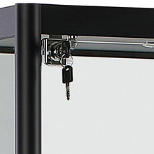 Element Black Aluminium Shop Cabinet (60cm wide, 40cm deep)