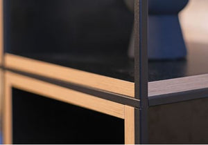 Caroline Freestanding Display Element with Glass Top SF-TG07