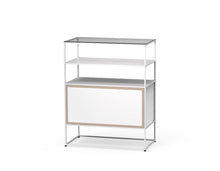 Caroline Display Shelving Furniture With Glass Top MR-TG-CD07