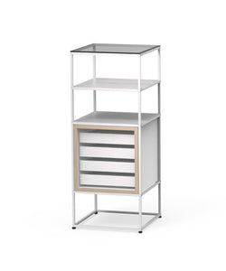 Caroline Display Shelving Furniture With Glass Top MR-TG-CD09