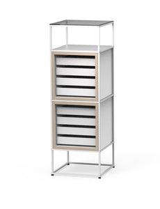 Caroline Display Shelving Furniture With Glass Top MR-TG-CD13
