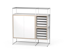 Caroline Display Shelving Furniture With Glass Top MR-TG-CD15
