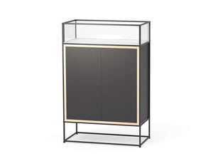 Caroline Display Shelving Furniture With Glass Top MR-TG-CD01