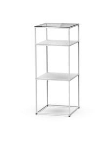 Caroline Freestanding Display Element with Glass Top SF-TG04