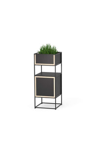 Caroline Display Storage With Planter Boxes and Doors SR-CD-PB01