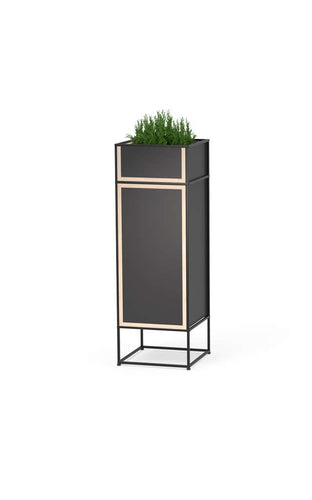Caroline Display Storage With Planter Boxes and Doors SR-CD-PB03