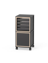 Caroline Display Shelving Trolley With Trays and Doors TR-CD04