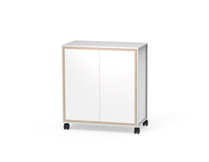Caroline Display Shelving Trolley With Doors TR-CD07
